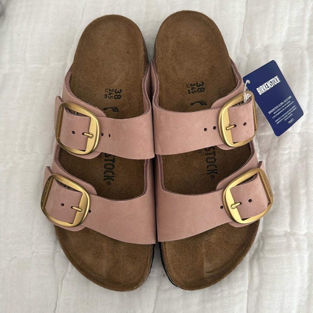 Arizona Birkenstocks in pink color size 38